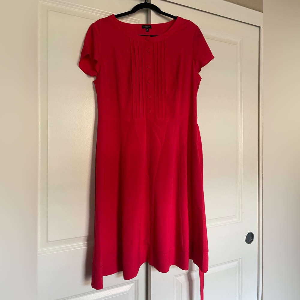 Talbots Short Sleeve Button Up Dress